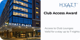 Hyatt Club Access Award